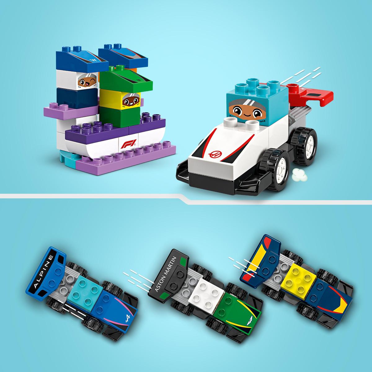 LEGO DUPLO Town 10445, F1® Team – racerbilar och förare