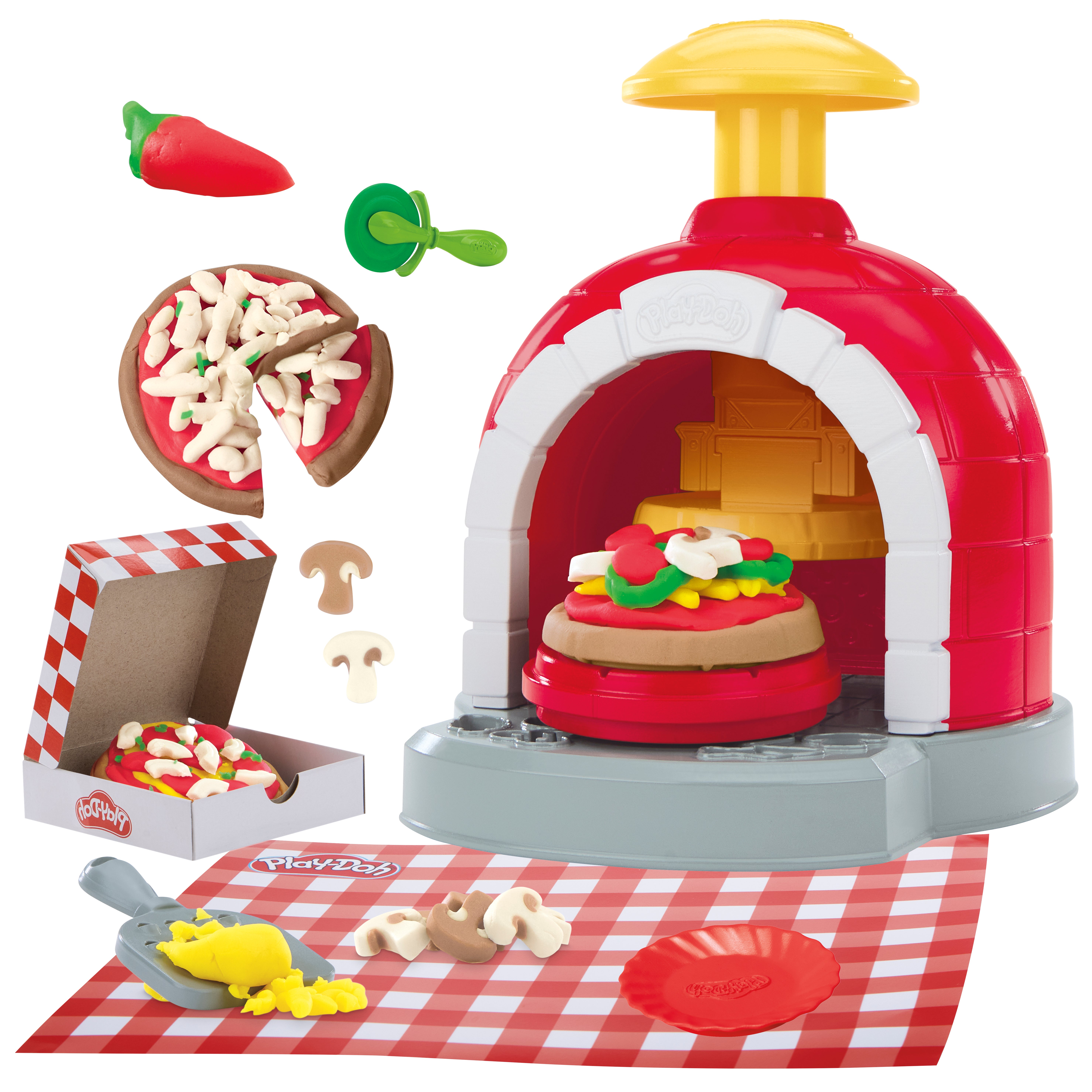 Play-Doh Stamp and Spin Pizza