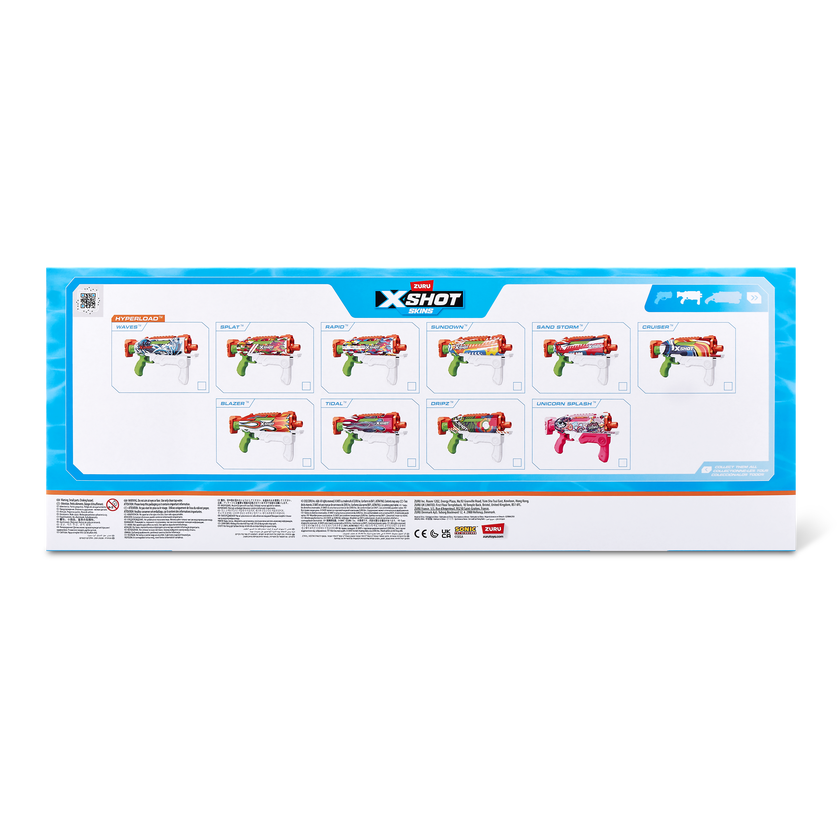 XSHOT Water FAST FILL SKINS Sonic 2-pack