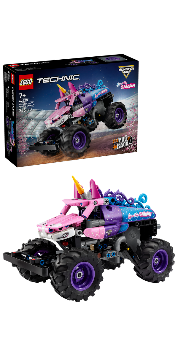 LEGO® Technic Monster Jam™ Sparkle Smash™ pullback 42220