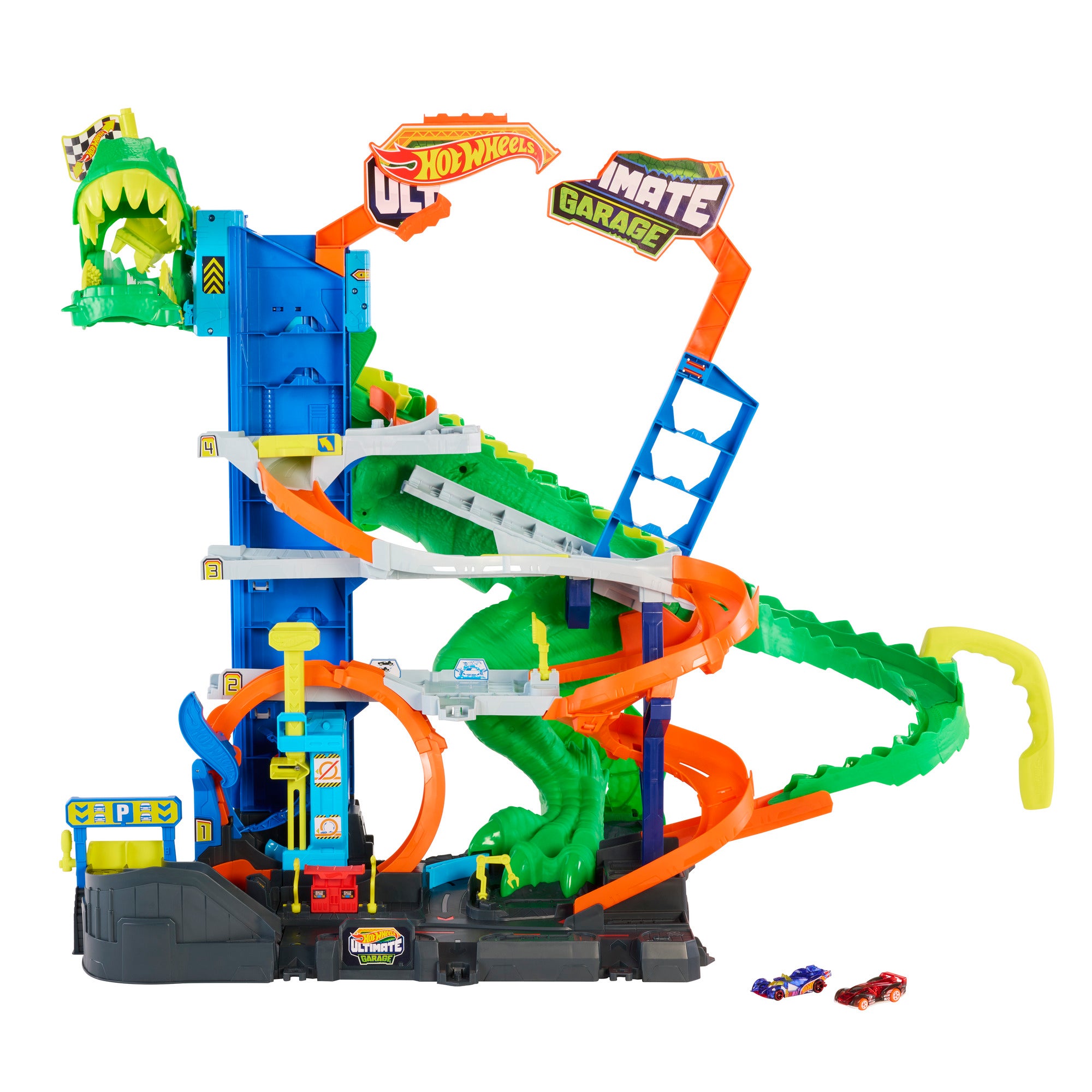 Hot Wheels City Ultimate T-Rex Garage