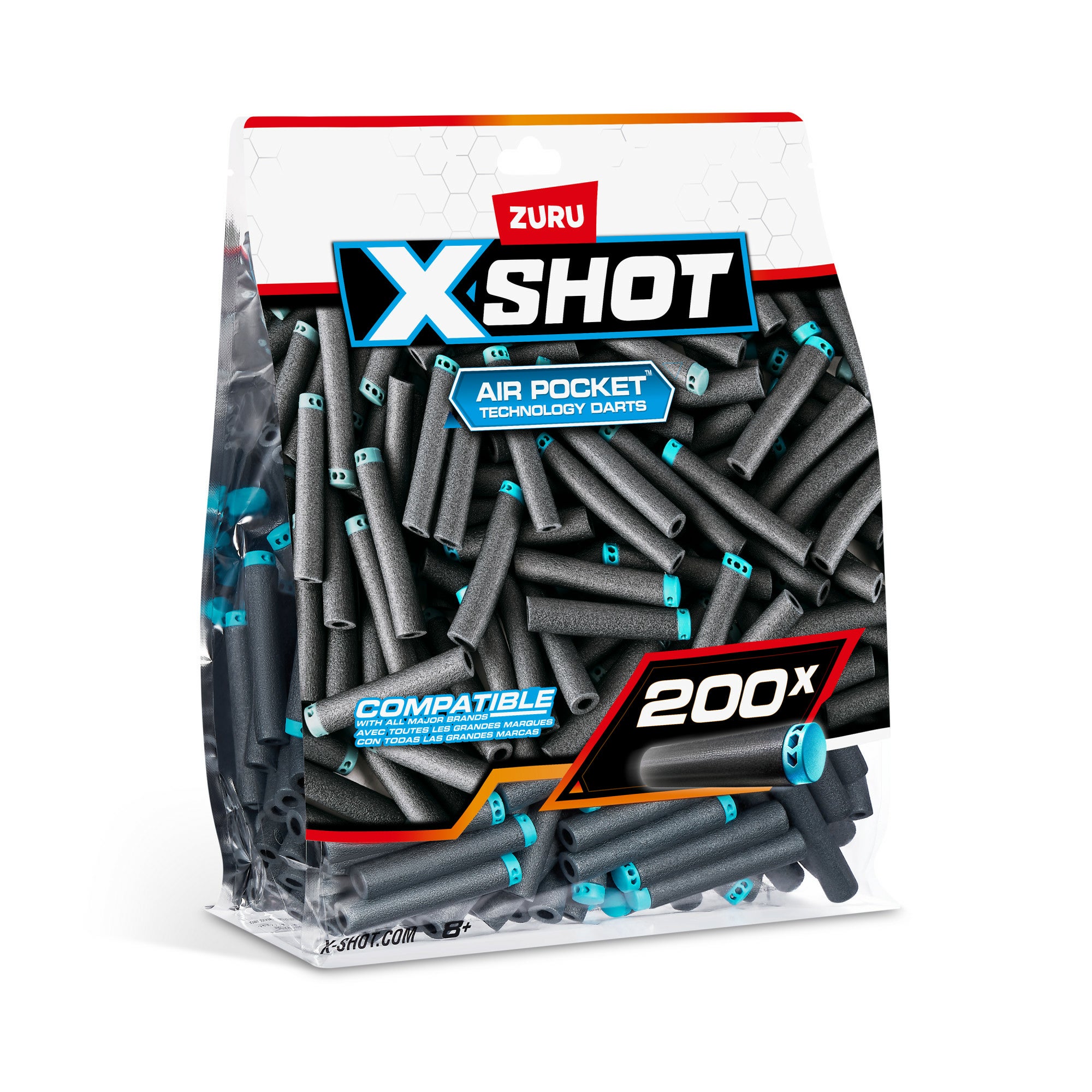 XSHOT Excel 200PK Refill Darts Foilbag