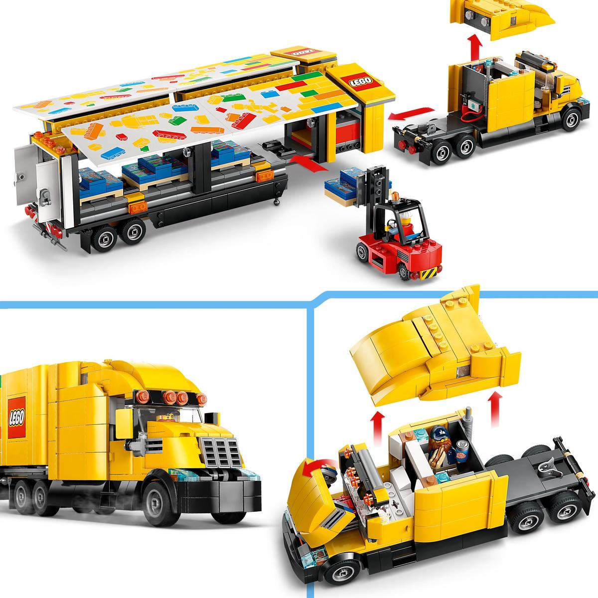 LEGO City 60440, Gul långtradare