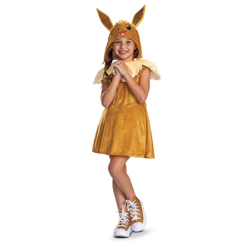 Pokemon Eevee Maskeradkläder 4-6 år