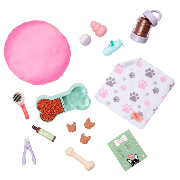 Our Generation, Og Puppy Accessories Set Paw Paradise