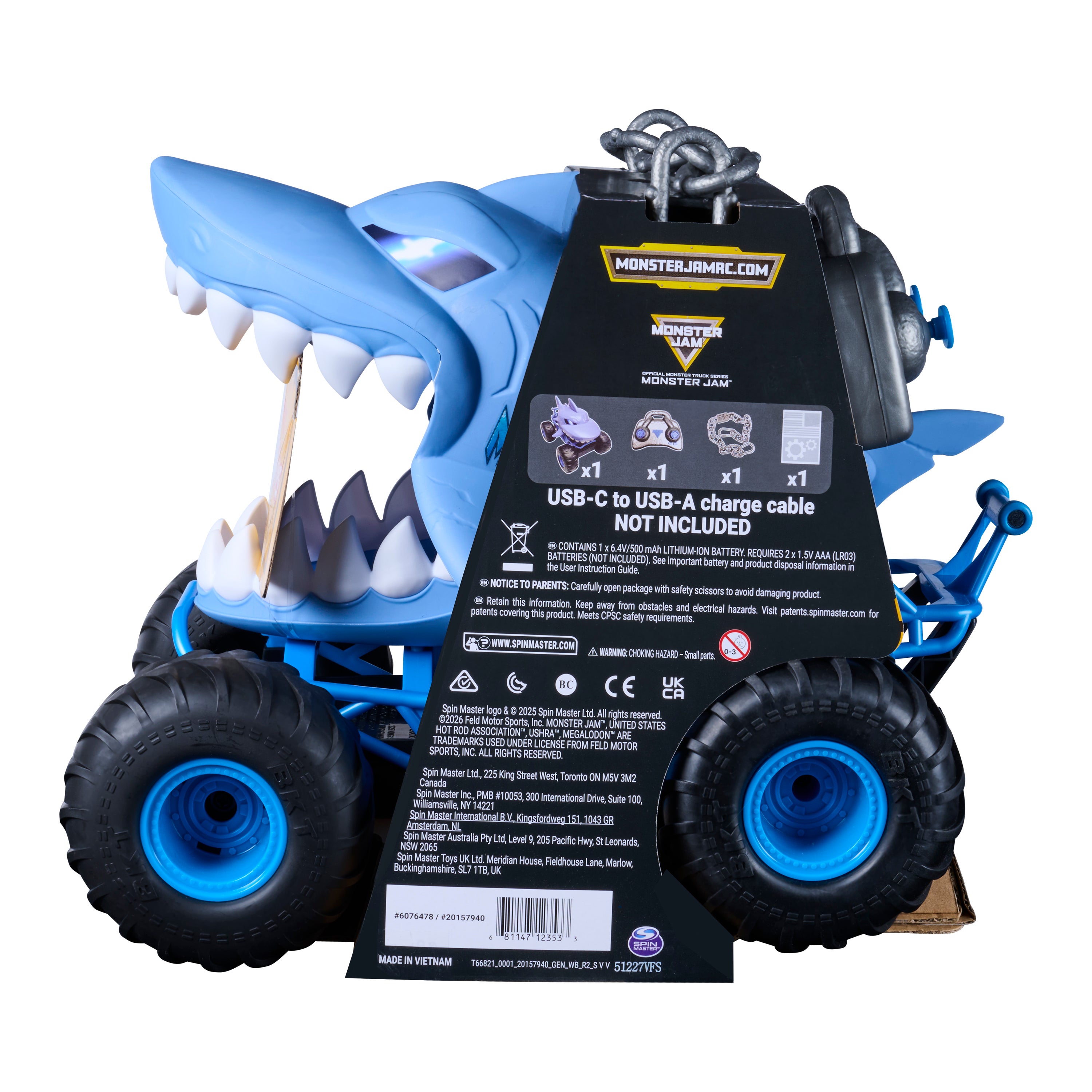 Monster Jam RC 1:15 Chomping Megalodon