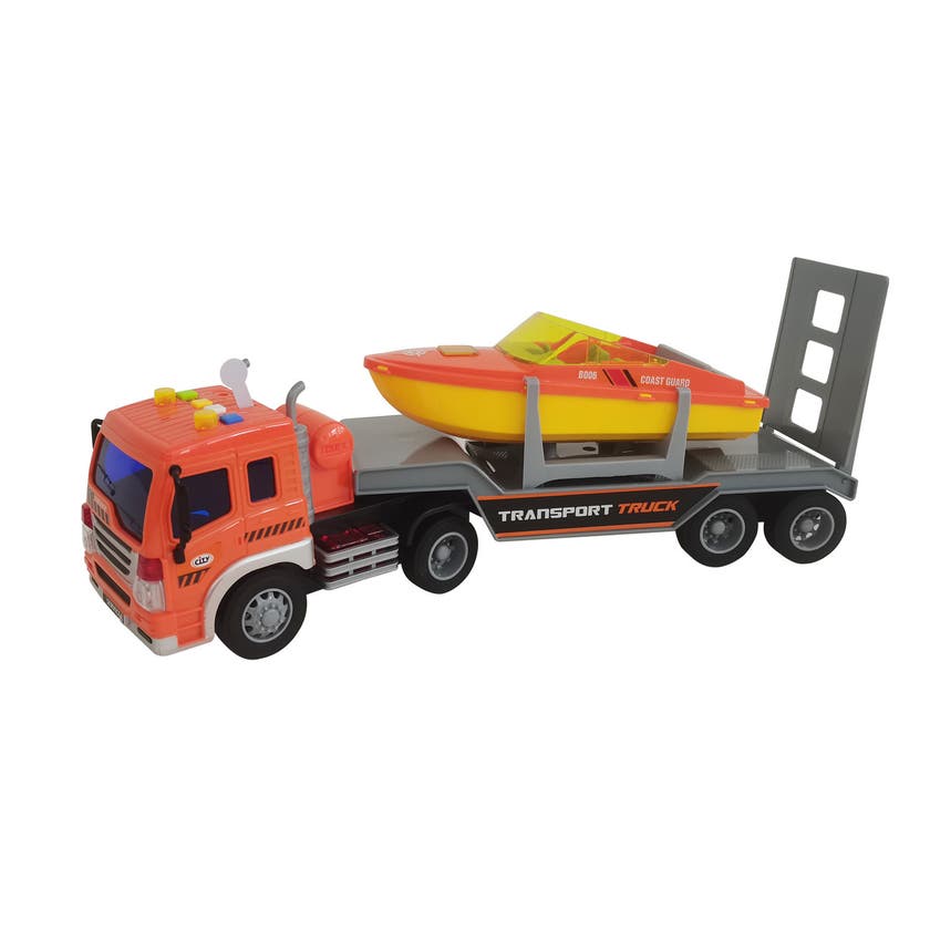 Rapid Speed, Långtradare med båt