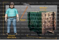 Minecraft Movie Steve & Minecart