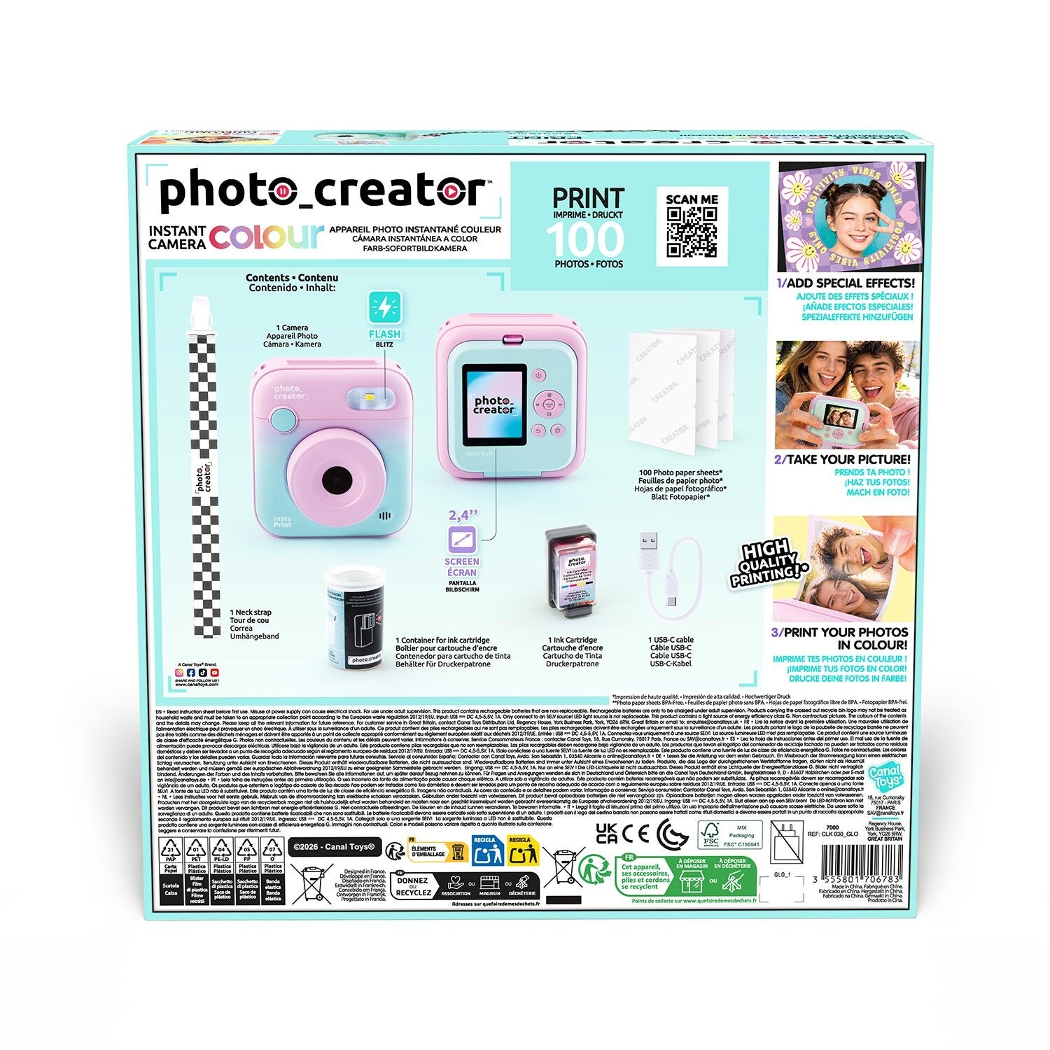 CREATOR Instant Color Printing Camera 3.0