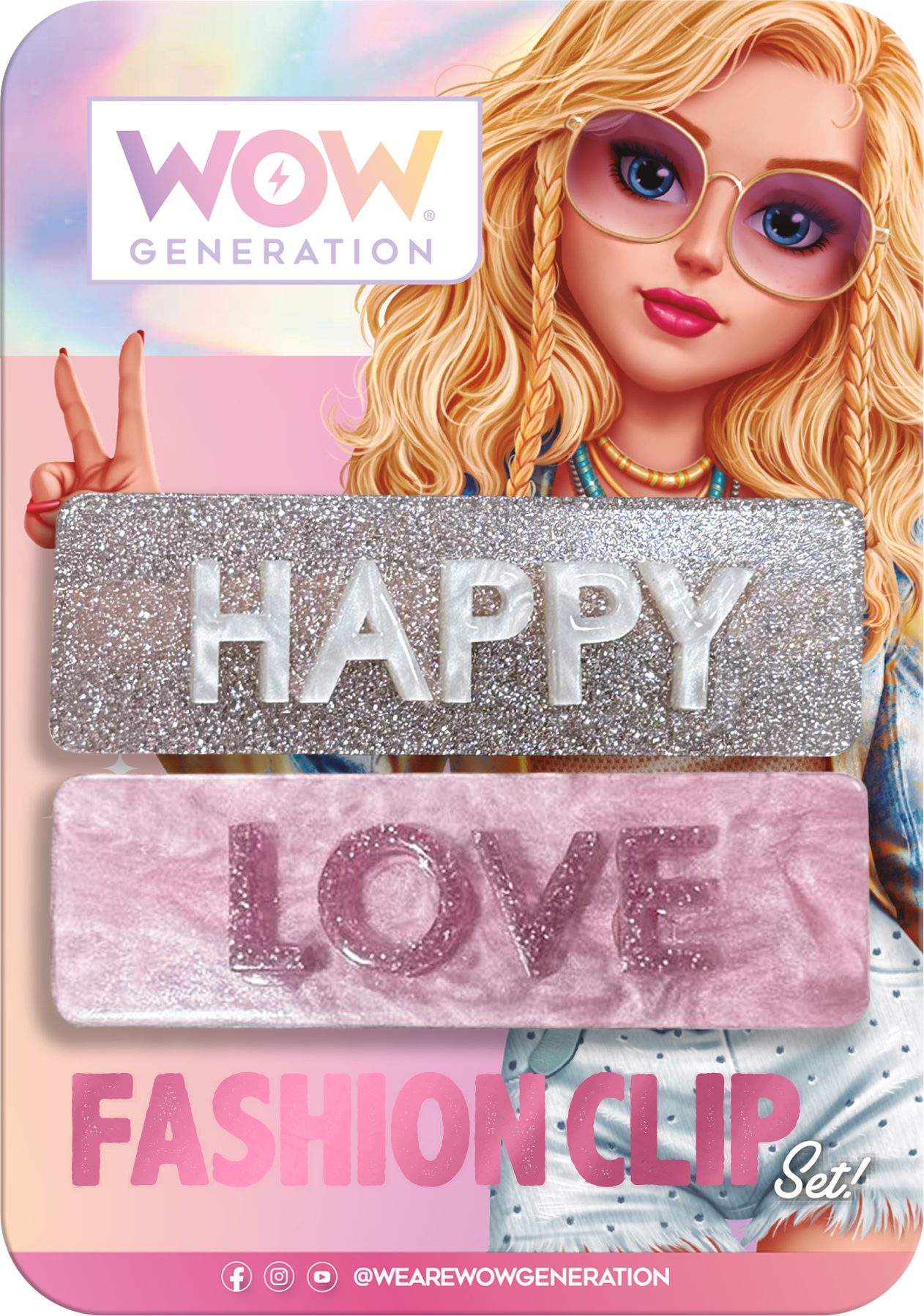 WOW Generation, Fashion Hårspännen, 2 St