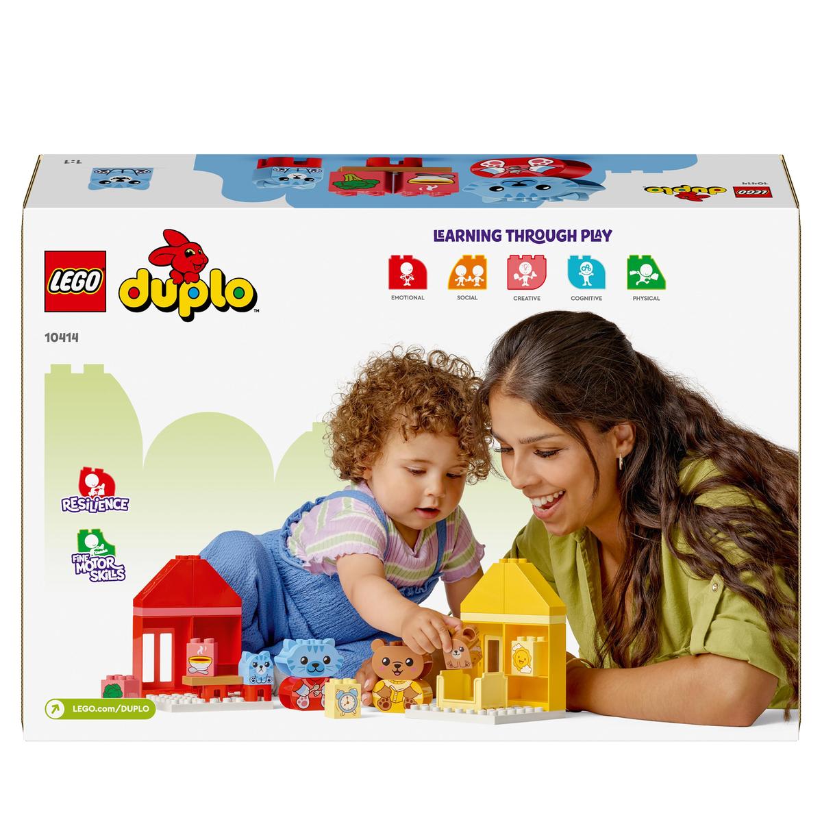 LEGO DUPLO My First 10414, Vardagsrutiner: mat och nattning