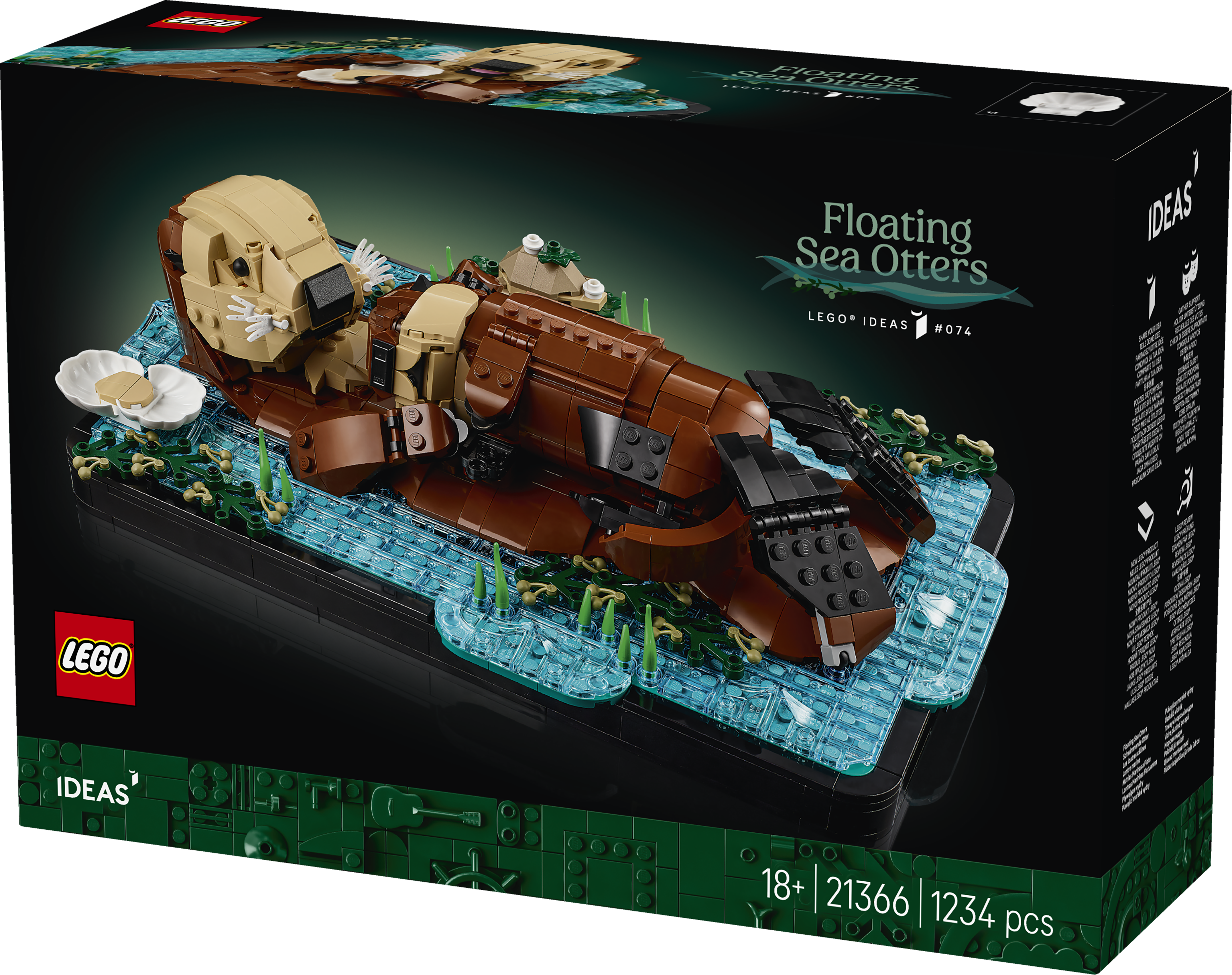 LEGO® Ideas Flytande havsuttrar Byggset 21366