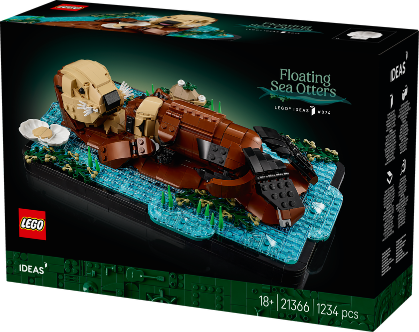LEGO® Ideas Flytande havsuttrar Byggset 21366