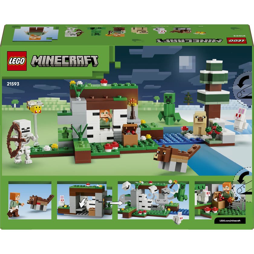 LEGO® Minecraft® Första nattens äventyr – Byggleksak 21593