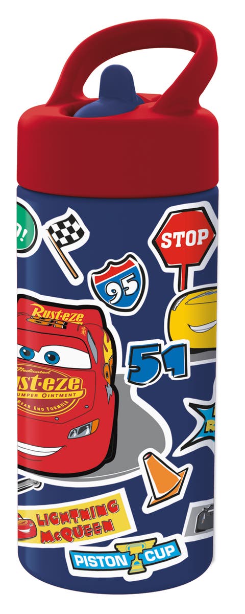 CARS sipper water bottle, 410ml