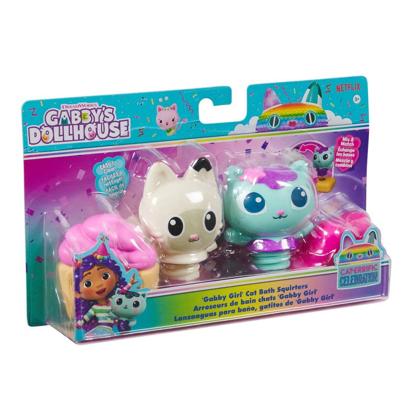 Gabby's Dollhouse, Bath Squirter Set