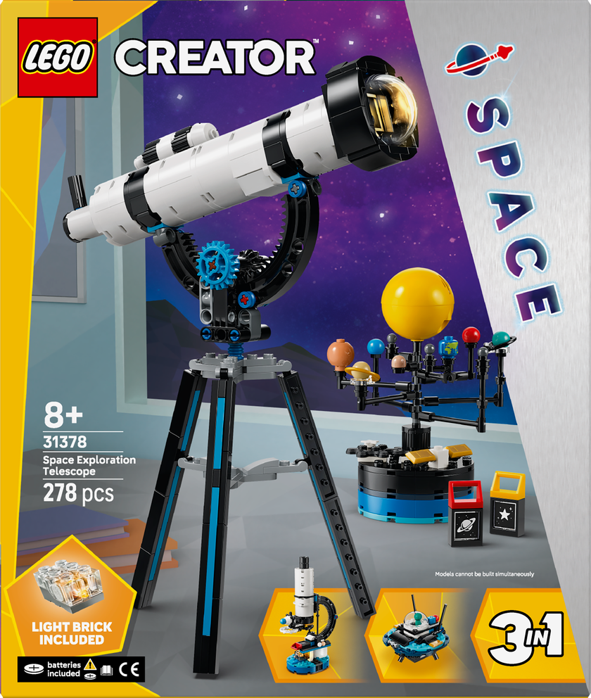 LEGO® Creator 3-i-1 Rymdteleskop Leksak 31378