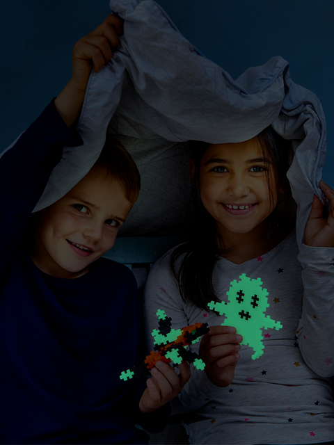 Plus-Plus, Glowmix Tube / 100 pcs.