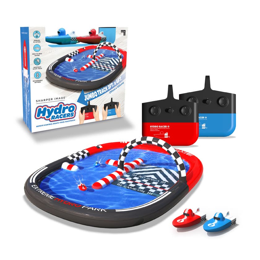 Sharper Image RC Hydro Park Racers med uppblåsbar pool