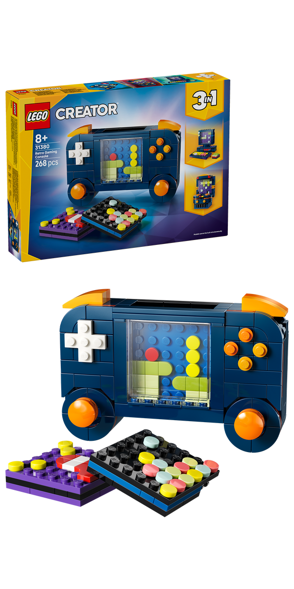 LEGO® Creator 3-i-1 Spelkonsol i retrostil Byggleksak 31380