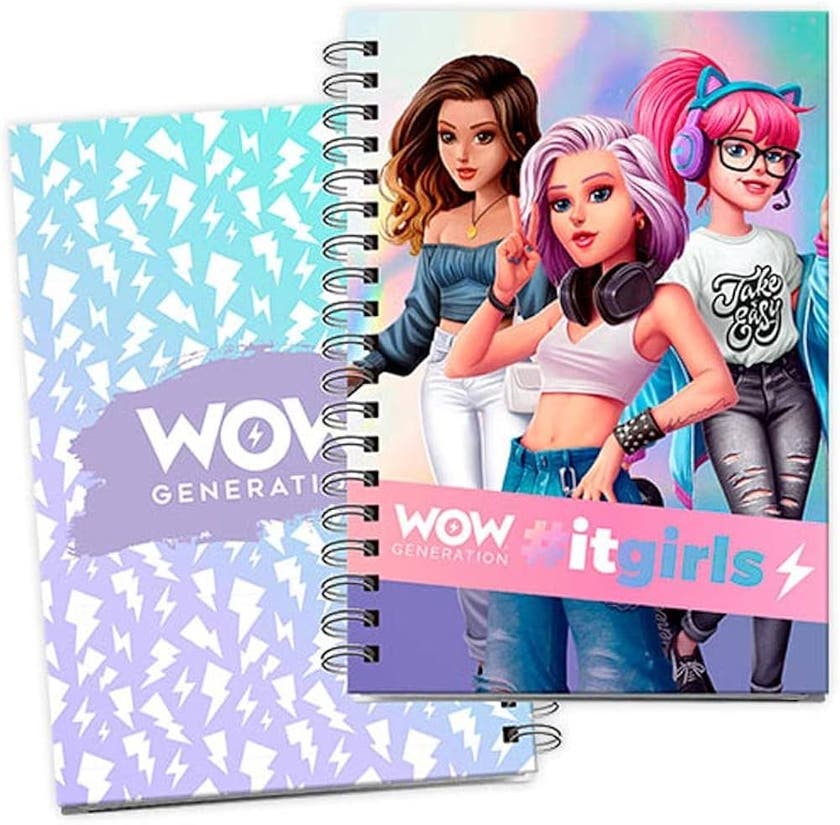 WOW Generation, A5 Inbunden Anteckningsbok, 80 Ark