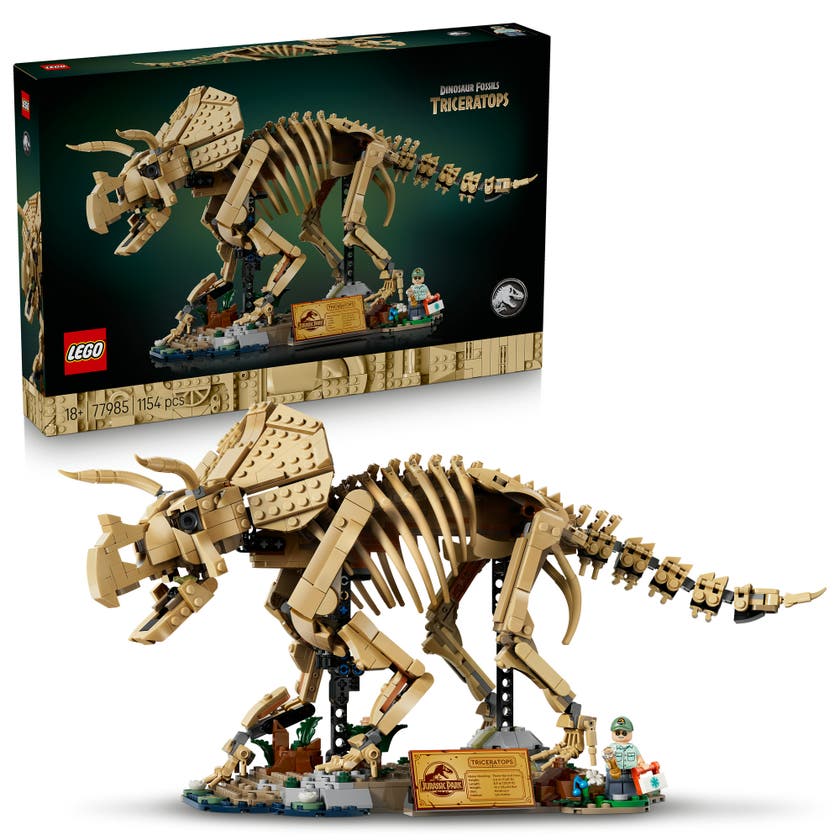 LEGO® Jurassic World Dinosauriefossiler: triceratops 77985