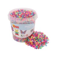 Rörpärlor i hink 5000st glitter