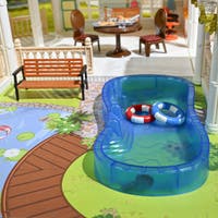 Forest Dreamland Stor Drömvilla 3 våningar med 4 kaniner