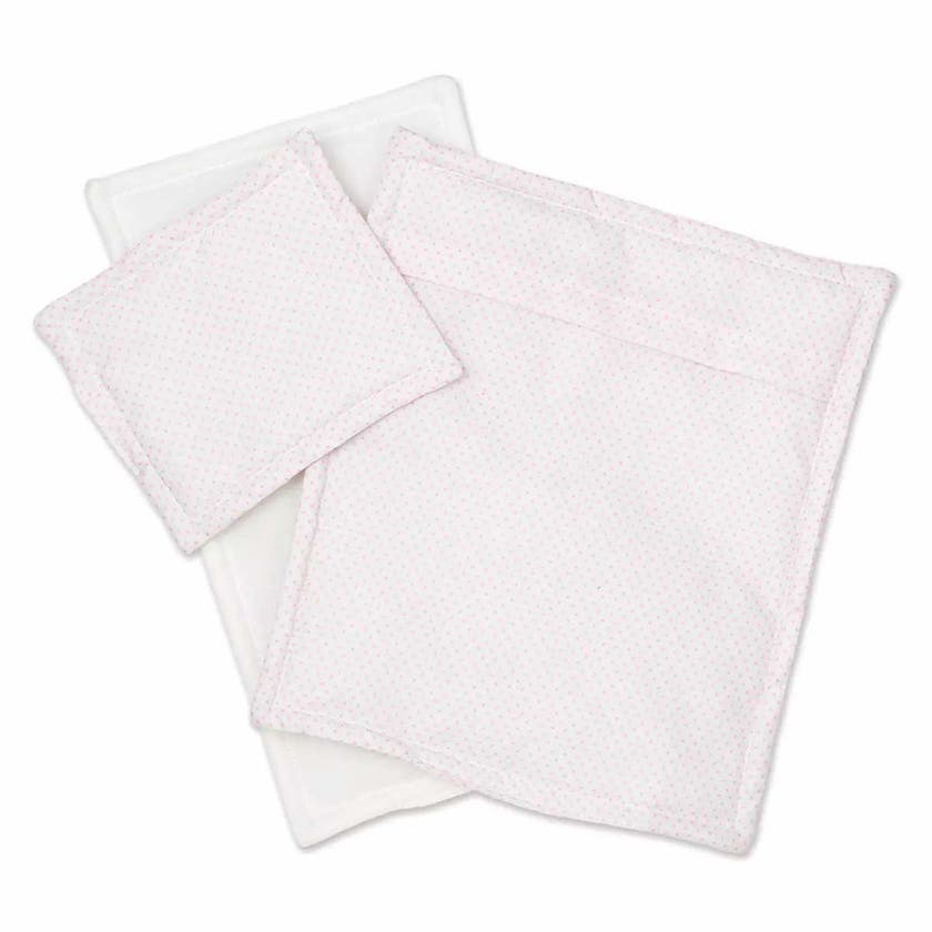 Skrållan, Litet bäddset 3-delar Rosa