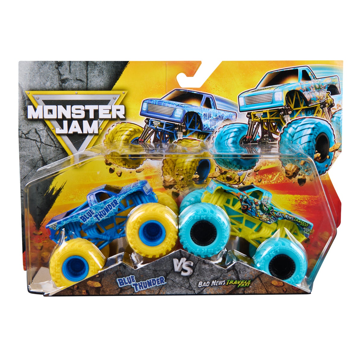 Monster Jam, 1:64 Metall 2-pack