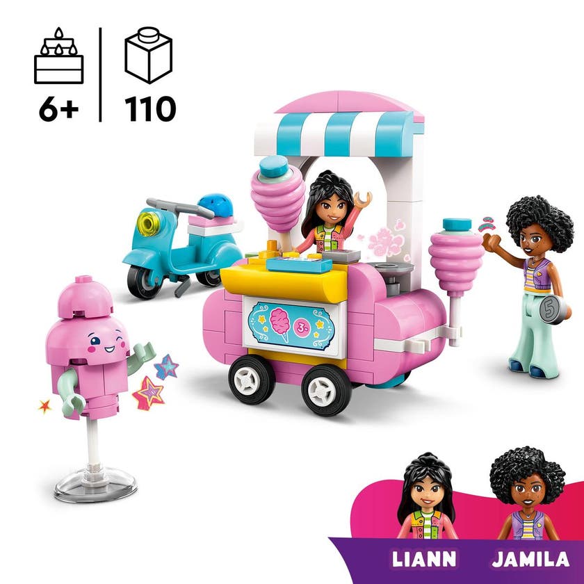 LEGO Friends 42643, Sockervaddsstånd och vespa