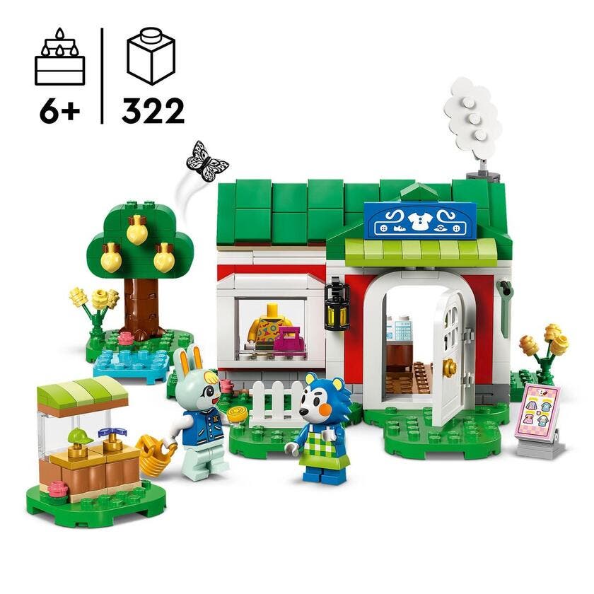LEGO Animal Crossing 77055, Able Sisters klädaffär