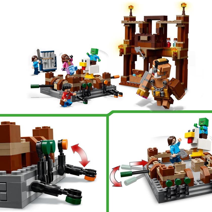 LEGO Minecraft 21272, Woodland Mansion Fighting Ring