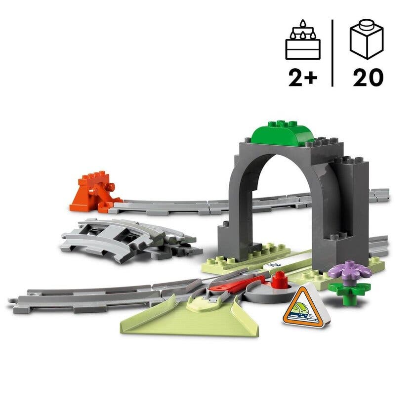 LEGO DUPLO Town 10425, Tågtunnel och spår – Expansionsset
