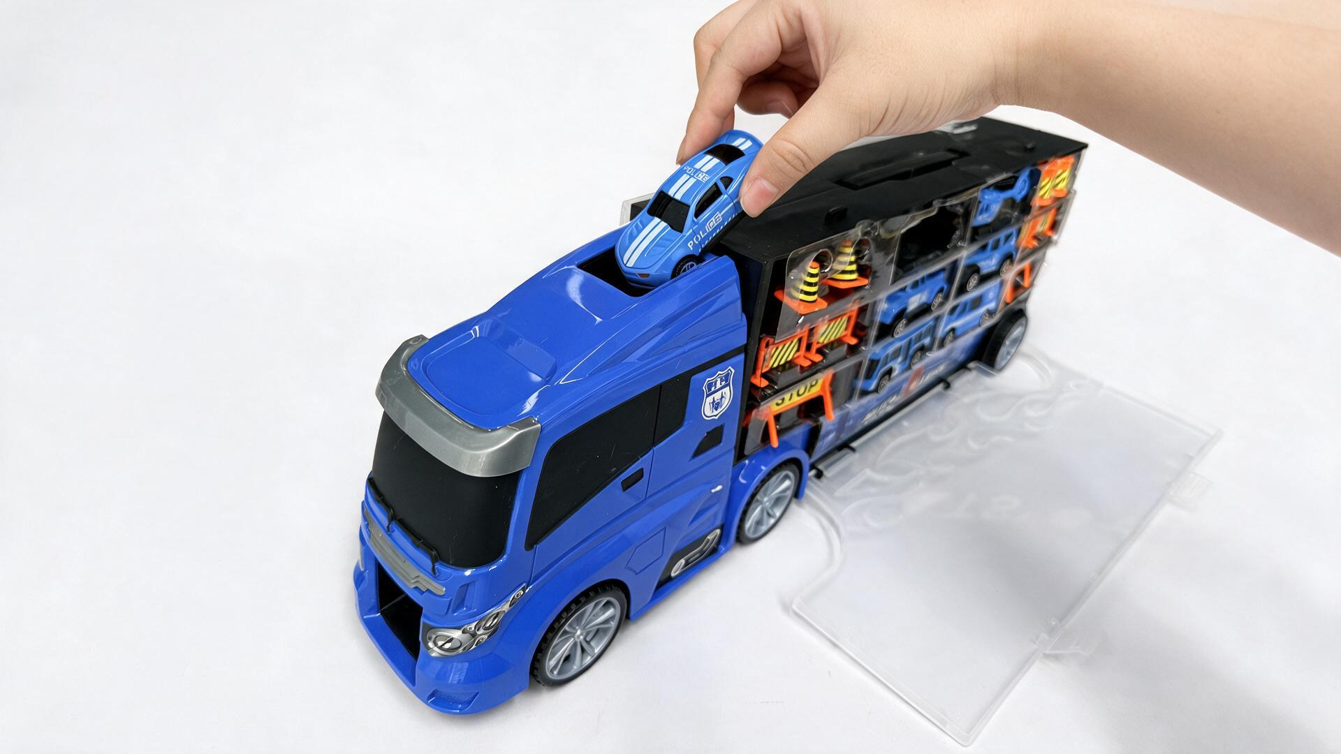 Rapid Speed - Truck med polisfordon & tilbehör