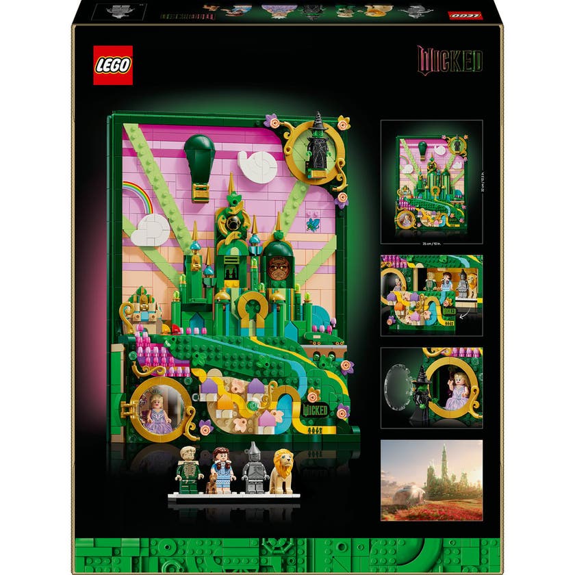 LEGO Wicked 75685, Emerald City – väggkonst