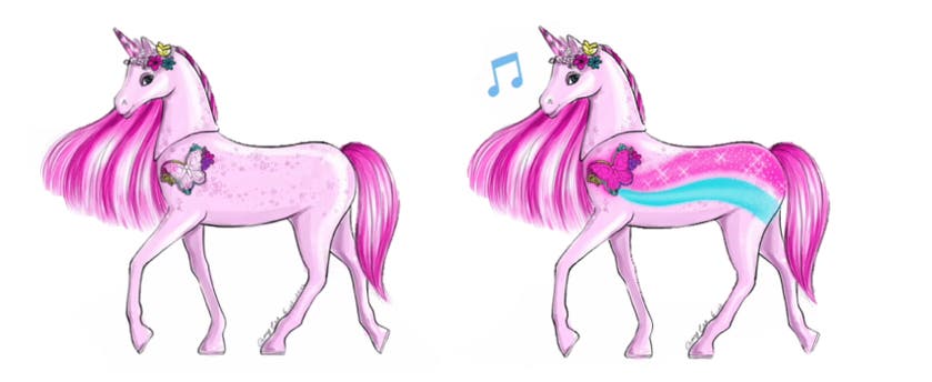 Barbie Lights & Sounds Unicorn