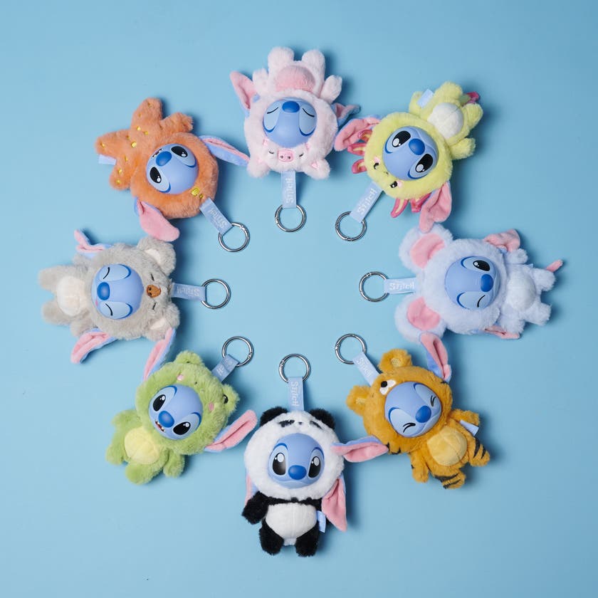 Disney YuYus Stitch Mystery Plush nyckelring 12 cm