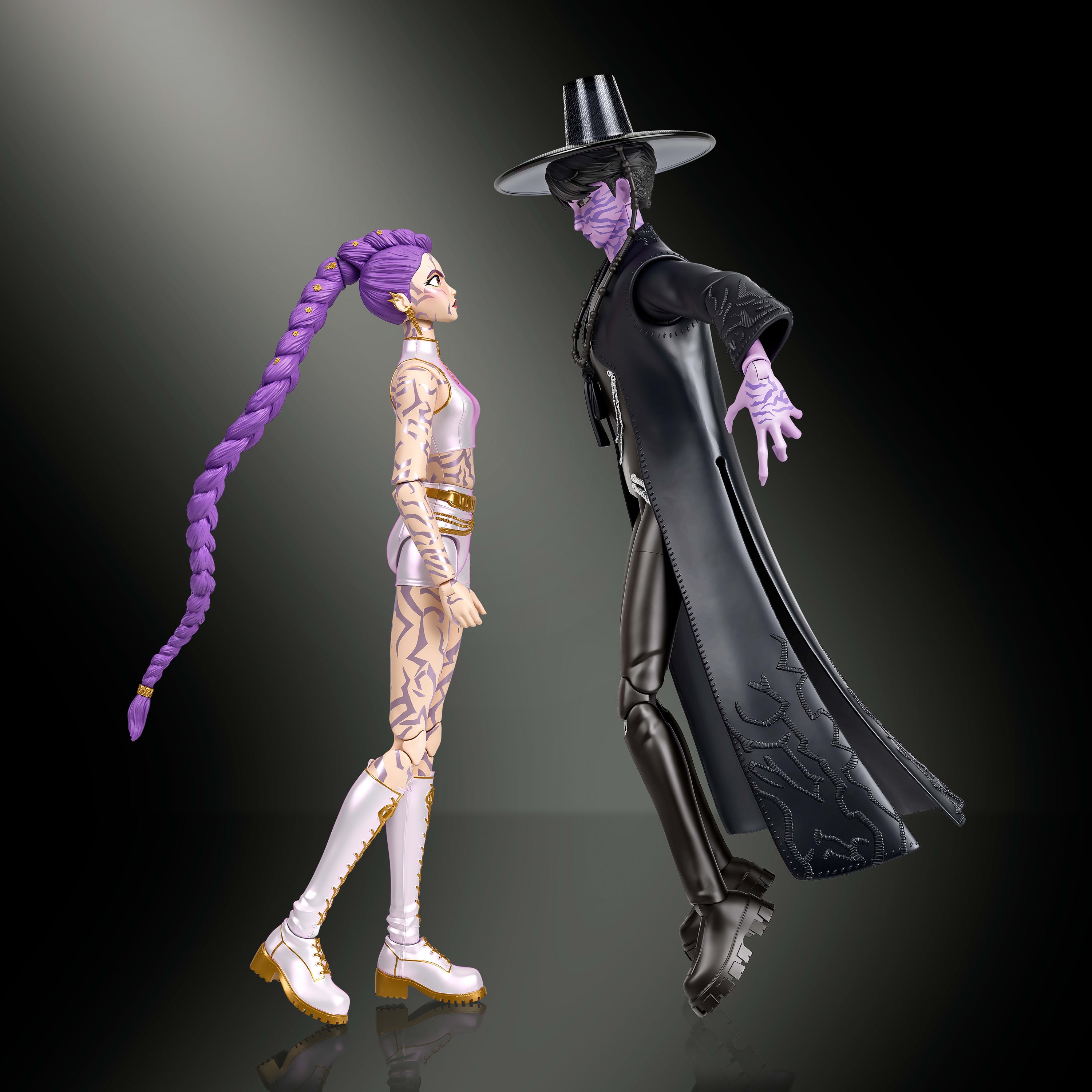 Mattel K-Pop Demon Hunters Rumi & Jinu figurer