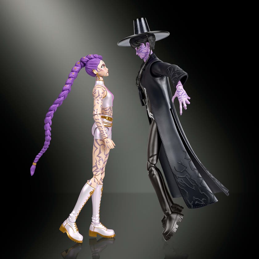Mattel K-Pop Demon Hunters Rumi & Jinu figurer