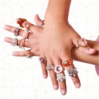 FAO Schwarz Glam Rings Set - 15 färgglada ringar