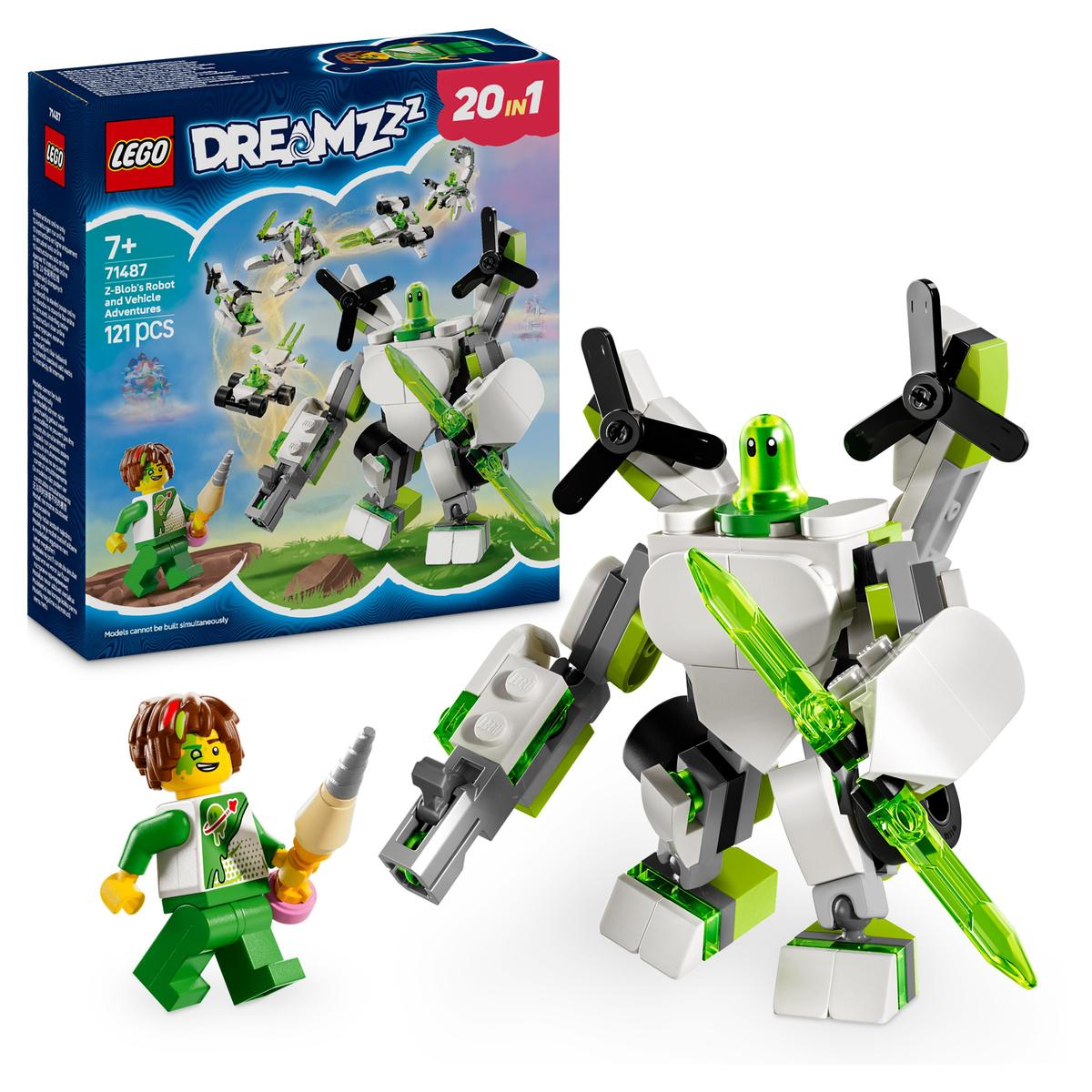 LEGO DREAMZzz 71487, Äventyr med Z-Blob-robot och fordon