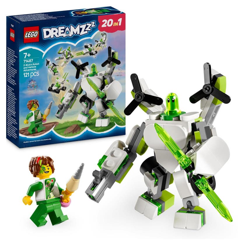LEGO DREAMZzz 71487, Äventyr med Z-Blob-robot och fordon