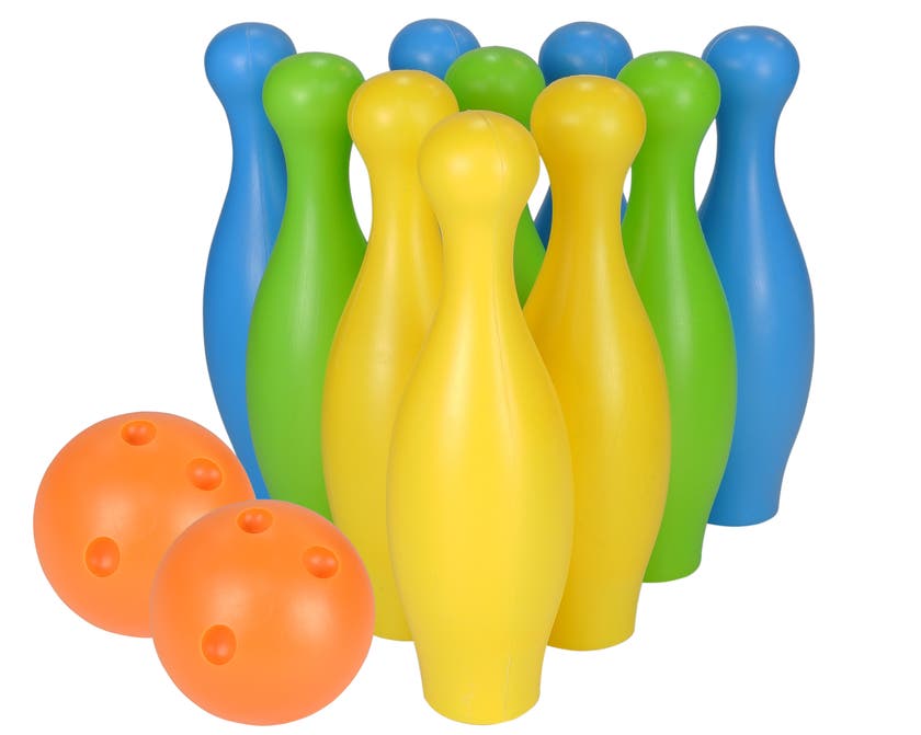Skills Bowling 10 käglor & klot 10 cm