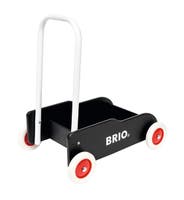 BRIO Lära-Gå-Vagn svart – Gåvagn med justerbart handtag och broms från 1 år