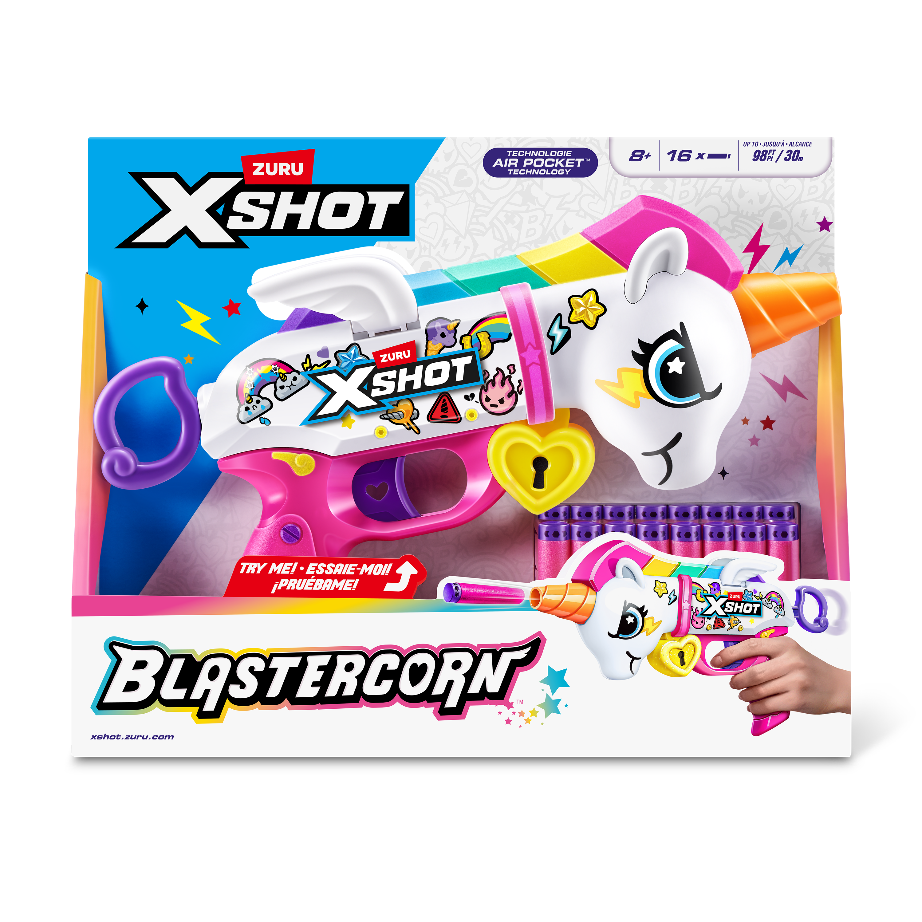 XSHOT Blastercorn Unicorn Heartbreaker