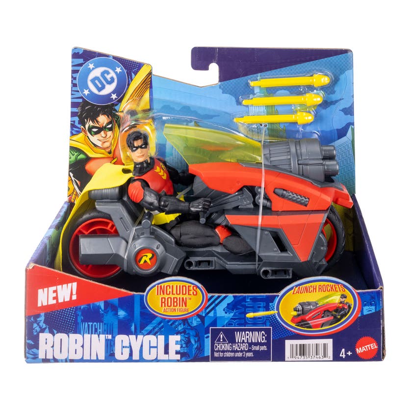 DC Premier Robin Motorcykel med figur 16,5 cm