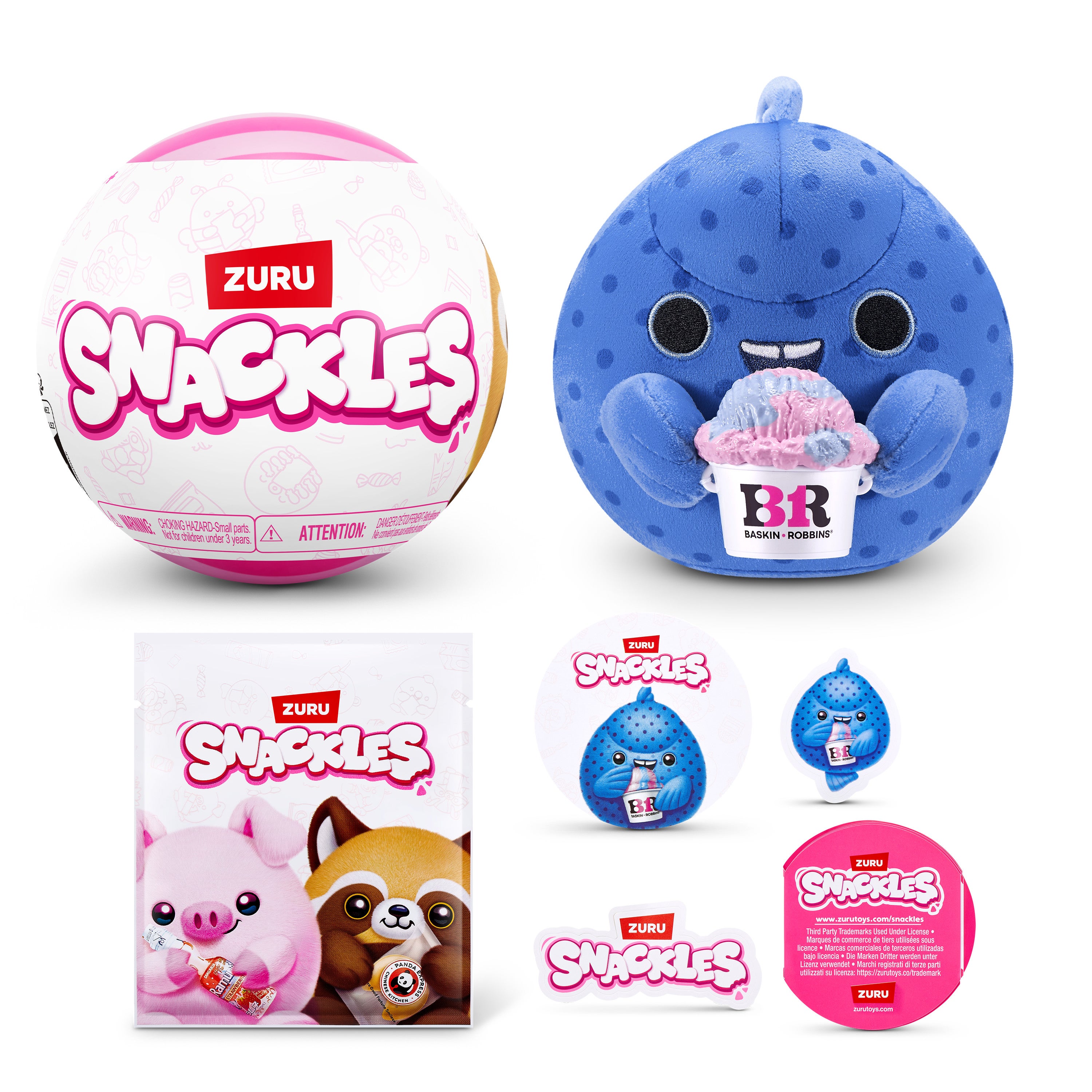 Snackles S3 Core Licensed Capsule 5"