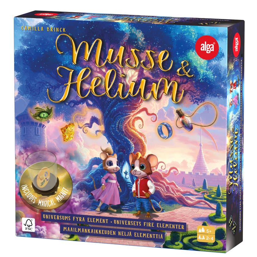 Musse & Helium Universums fyra element