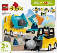 LEGO® DUPLO® Town 3 i 1 Byggfordon Leksaker 10475